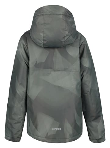 Icepeak Kurtka narciarska "Lutcher" w kolorze szaro-zielonym