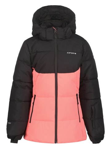 Icepeak Kurtka narciarska "Loris" w kolorze różowo-czarnym