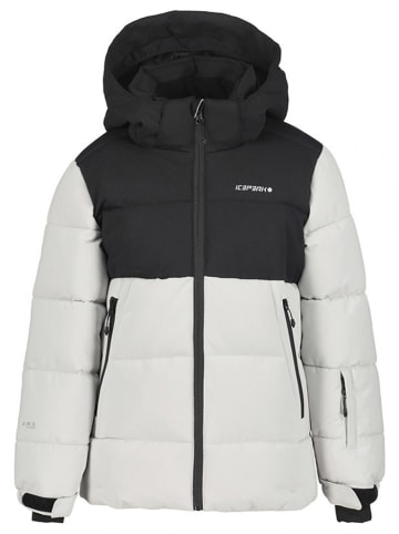 Icepeak Kurtka narciarska "Louin" w kolorze biało-czarnym