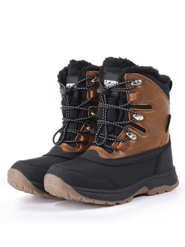 Icepeak Kozaki zimowe "Almont" w kolorze jasnobrązowo-czarnym