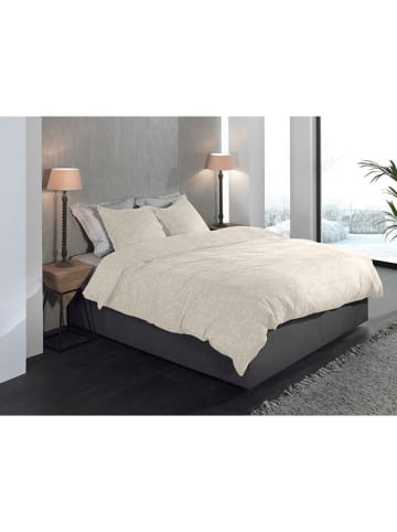 HNL Flanellen beddengoedset "Alloro" crème