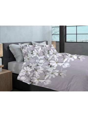 HNL Flanellen beddengoedset "Stacey" paars