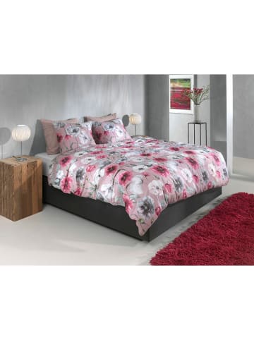HNL Flanellen beddengoedset "Gioia" lichtroze