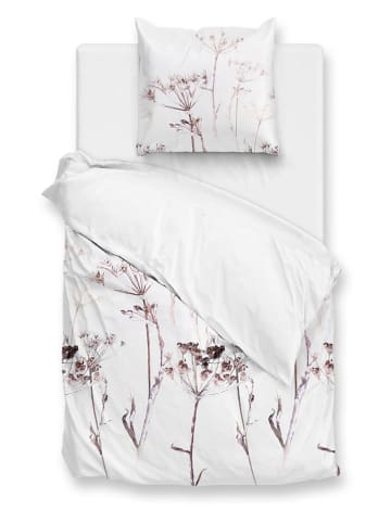 HNL Flanellen beddengoedset "Rami" wit