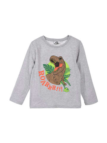 Jurassic World Longsleeve "Jurassic world" in Grau/ Bunt
