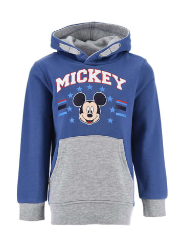 Disney Mickey Mouse Hoodie "Mickey" blauw/grijs