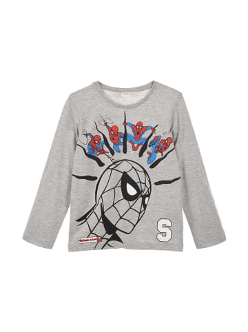 Spiderman Longsleeve "Spiderman" in Grau