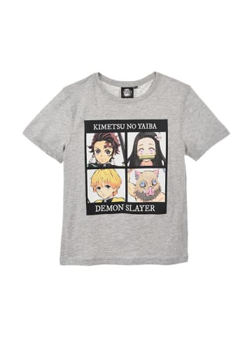 DEMON Shirt "Demon slayer" in Grau/ Bunt