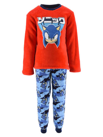 Sonic Pyjama "Sonic" rood/blauw