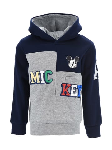 Disney Mickey Mouse Hoodie "Mickey" donkerblauw/grijs
