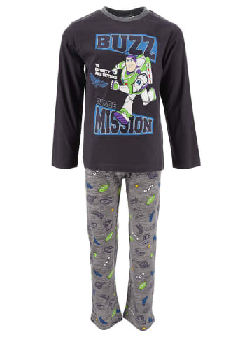 Disney Toy Story Pyjama "Buzz eclair" in Anthrazit