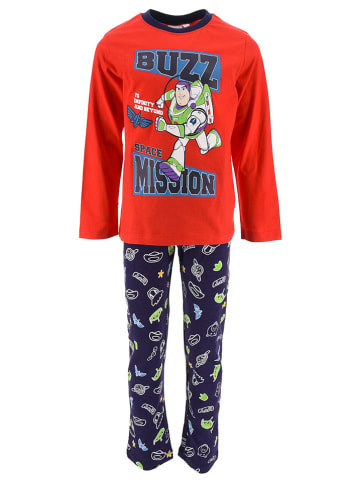 Disney Toy Story Pyjama "Buzz eclair" in Dunkelblau/ Rot