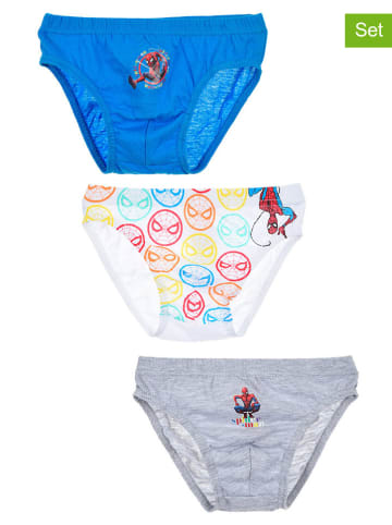 Spiderman Slipki (3 pary) "Spider-Man" w różnych kolorach