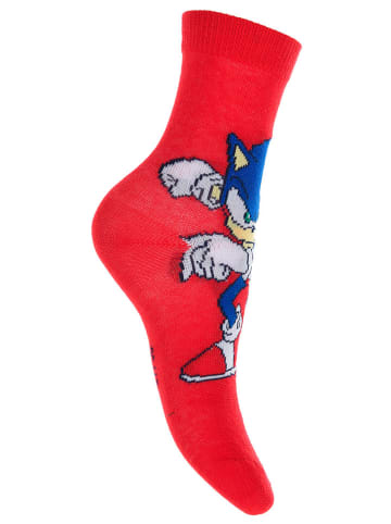 Sonic 3-delige set: sokken "Sonic modern" meerkleurig