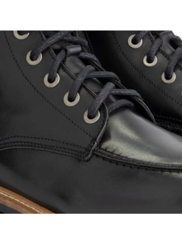 TRAVELIN' Leder-Boots "Hevik" in Schwarz
