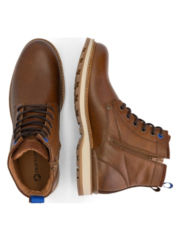 TRAVELIN' Leren boots "Malberg" lichtbruin