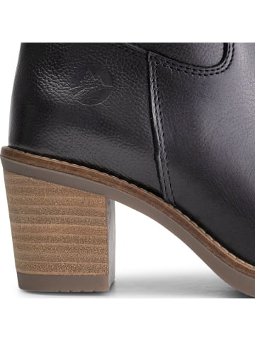 TRAVELIN' Leder-Stiefeletten "Sartene" in Schwarz