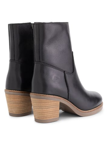 TRAVELIN' Leder-Stiefeletten "Sartene" in Schwarz