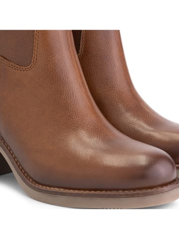 TRAVELIN' Leder-Stiefeletten "Sartene" in Hellbraun