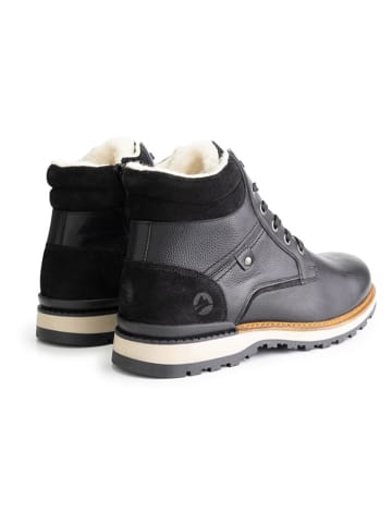 TRAVELIN' Leren boots "Sorby" zwart