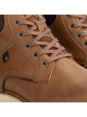 TRAVELIN' Leren boots "Sorby" lichtbruin