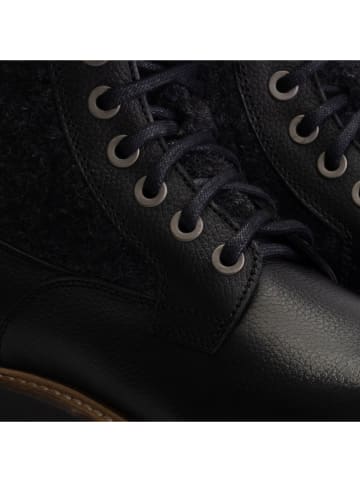 TRAVELIN' Leren boots "Visnes" zwart