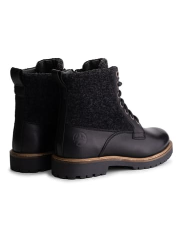 TRAVELIN' Leren boots "Visnes" zwart