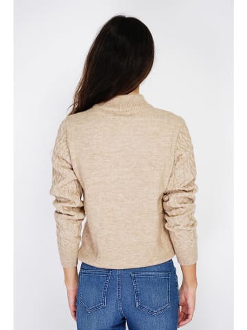 C& Jo Sweter w kolorze beżowym