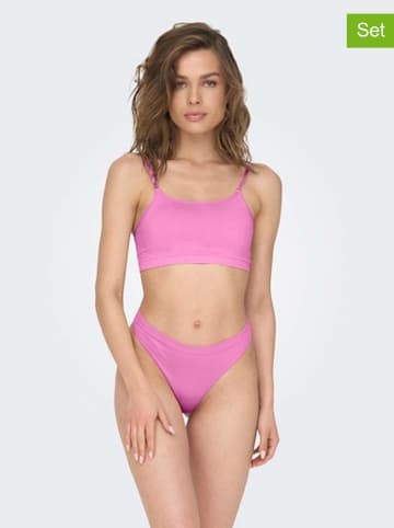 ONLY 3-delige set: strings roze