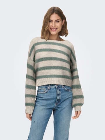ONLY Sweter w kolorze turkusowo-szarym