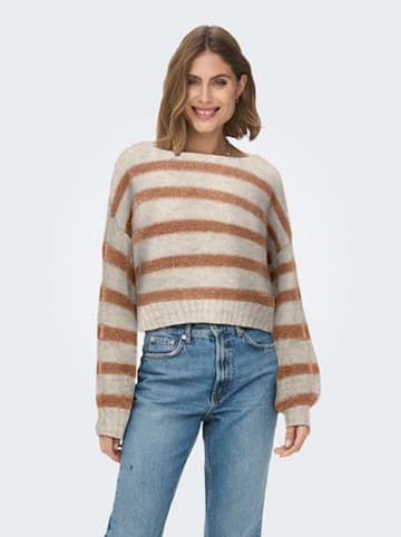 ONLY Trui beige/lichtbruin