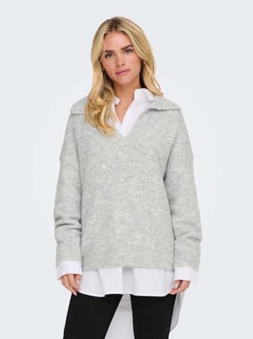 ONLY Pullover in Hellgrau