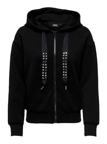 ONLY Sweatjacke in Schwarz