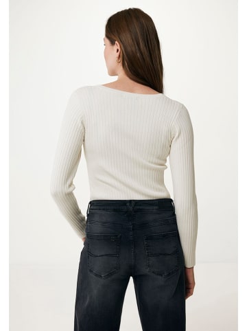 Mexx Sweter w kolorze kremowym