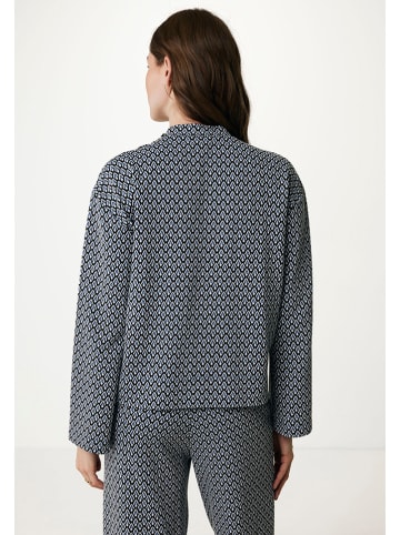 Mexx Bluse in Schwarz/ Blau