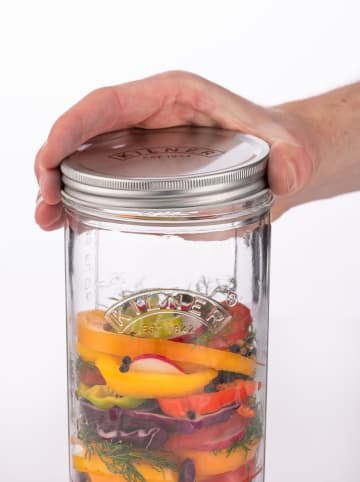 Kilner 5-delige fermenteerglazenset transparant - 1 l