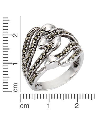 Zeeme Silber-Ring mit Edelsteinen