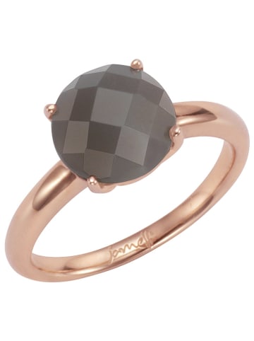 Jamelli Rosévergold. Ring mit Edelstein