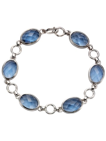 Jamelli Silber-Armkette mit Schmuckelementen