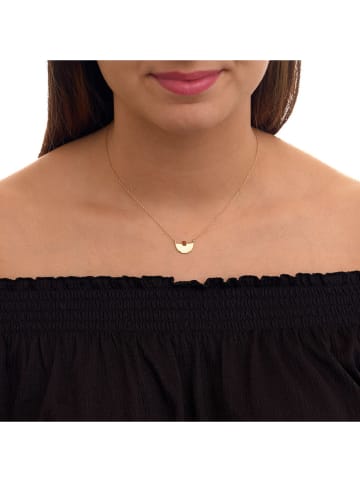 Zeeme Vergold. Halskette mit Schmuckelement - (L)42 cm