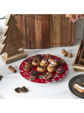 Make a Wish Talerz w kolorze czerwonym do serwowania - Ø 28 cm