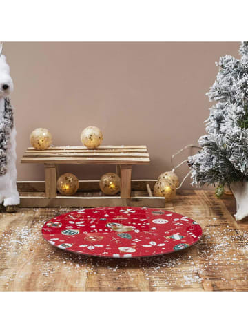 Make a Wish Talerz w kolorze czerwonym do serwowania - Ø 28 cm