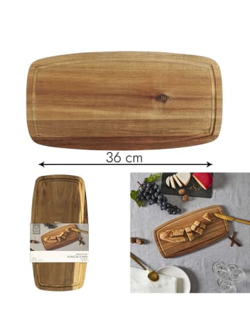 Make a Wish Schneidebrett in Natur - (L)36 x (B)18 cm
