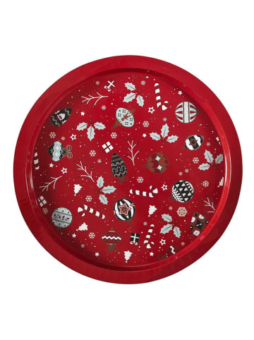 The Concept Factory Tace (2 szt.) w kolorze czerwonym do serwowania - Ø 32 cm