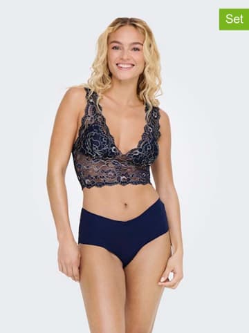 ONLY 2-delige set: hipsters donkerblauw