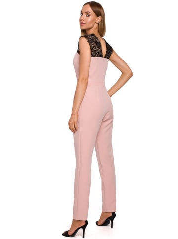 made of emotion Jumpsuit in Rosa/ Schwarz