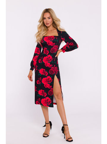 made of emotion Kleid in Rot/ Schwarz