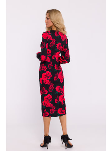 made of emotion Kleid in Schwarz/ Rot