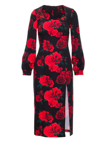 made of emotion Kleid in Schwarz/ Rot