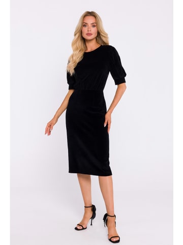 made of emotion Fluwelen jurk zwart